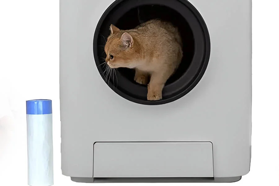 automatic cleaning cat box
