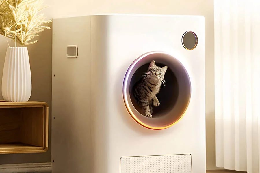 self-cleaning cat litter boxes