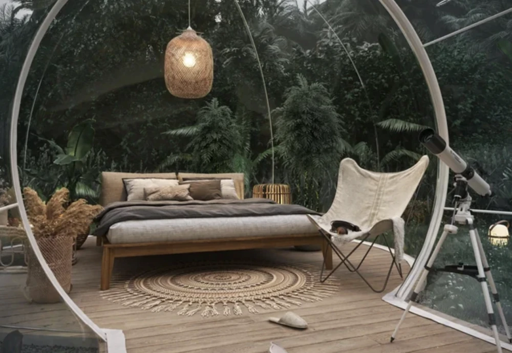 bubble crystal tent